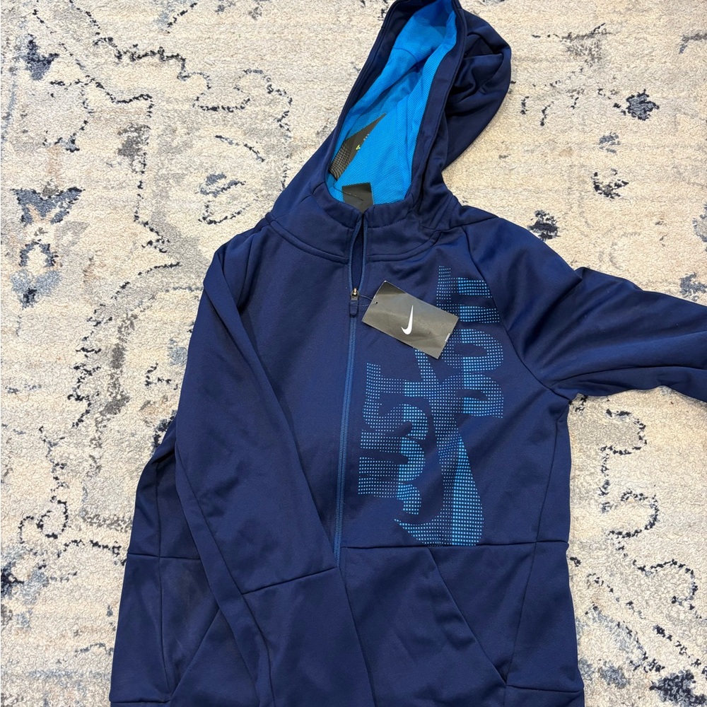 Nike Navy and Blue Jacket